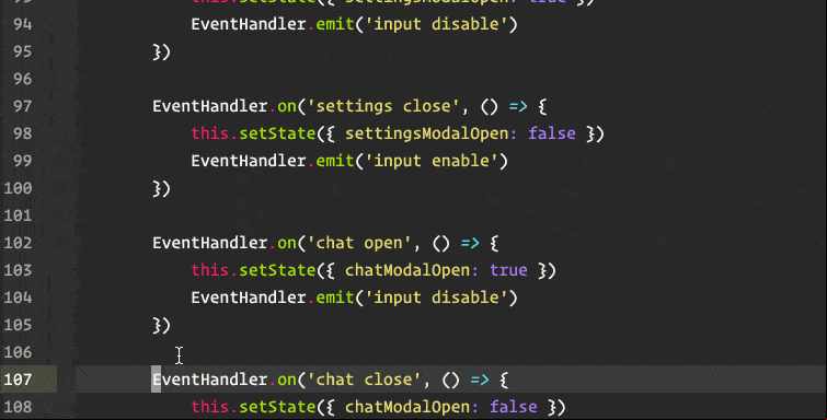 Seleccionar y mover el texto para atom